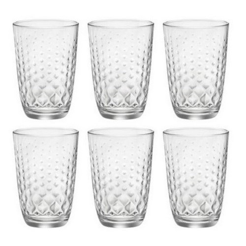SET 6 VASOS BORMIOLI GLIT ALTOS 39.5CL